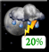 Tonight: Slight Chance Showers And Thunderstorms then Mostly Cloudy