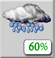 Sunday: Rain showers likely. Partly sunny, with a high near 70. West southwest wind 0 to 15 mph, with gusts as high as 25 mph. Chance of precipitation is 60%. New rainfall amounts less than a tenth of an inch possible. Sunday: Rain Showers Likely